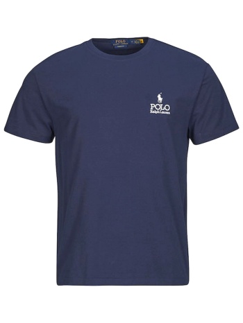 ralph lauren t-shirt classic fit logo μπλε