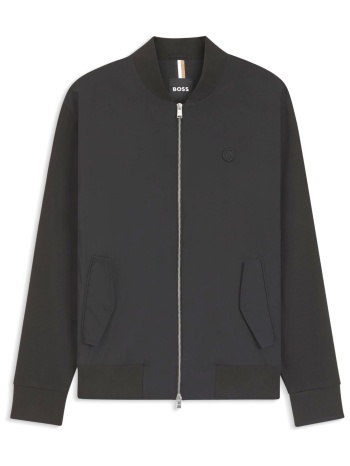 boss φουτερ fullzip c-skiles 98 μαυρο