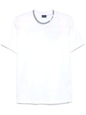 paul&shark t-shirt logo λευκο