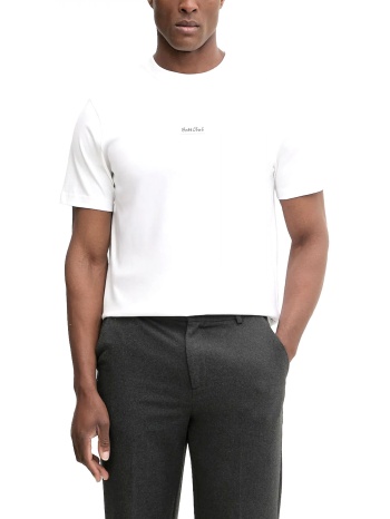 boss casual t-shirt te_bossclub λευκο