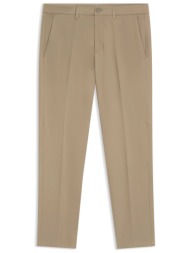boss athleisure παντελονι chino slim fit t_commuter-slim μπεζ