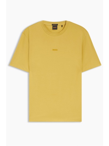boss casual t-shirt tchup κιτρινο