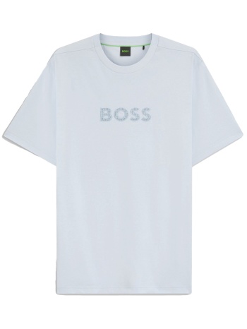 boss athleisure t-shirt ts_terrace_logo σιελ