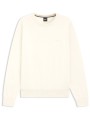 boss πλεκτο crew neck upacas-l εκρου