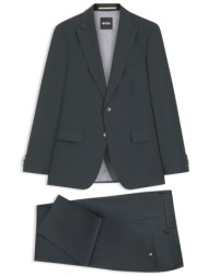 boss κοστουμι lanifico tesse biella stretch slim fit πρασινο