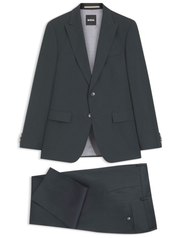 boss κοστουμι lanifico tesse biella stretch slim fit πρασινο