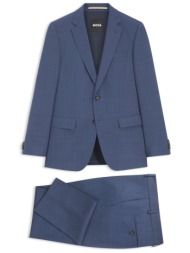 boss κοσοτυμι μικροσχεδιο stretch slim fit h-huge-2pcs-253 ραφ μπλε