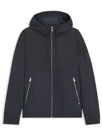 boss μπουφαν jacket κουκουλα h-cireno4 μπλε