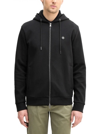 boss φουτερ fullzip c-spence 01 μαυρο