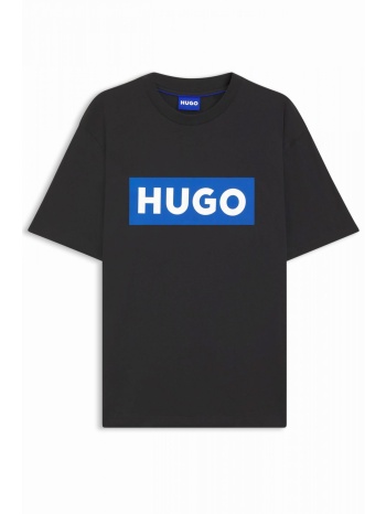 hugo blue t-shirt nico μαυρο