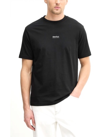 boss casual t-shirt te_bossclum μαυρο