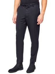 boss παντελονι chino λαστιχο μεση κορδονι tapered fit c-perin-rds-wg-261 μπλε