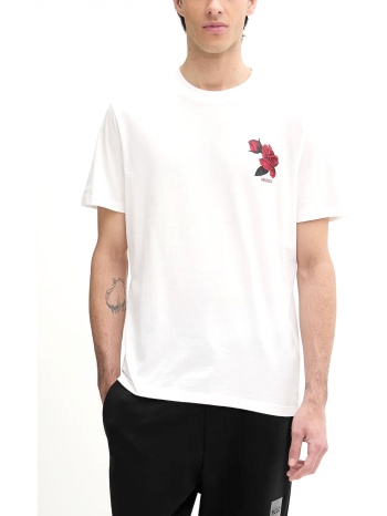 hugo t-shirt dikerd logo εκρου