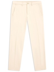 boss athleisure παντελονι chino slim fit t_commuter-slim μπεζ