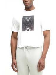 boss casual t-shirt te-creature λευκο