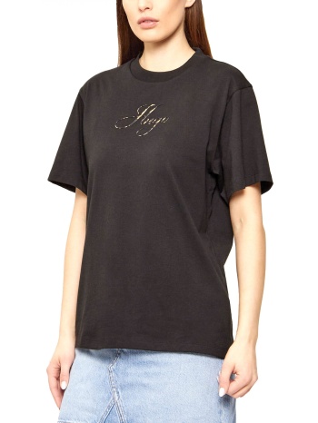 hugo t-shirt vintage tee_23 logo μαυρο