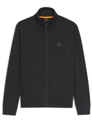boss casual φουτερ fullzip zestart μαυρο