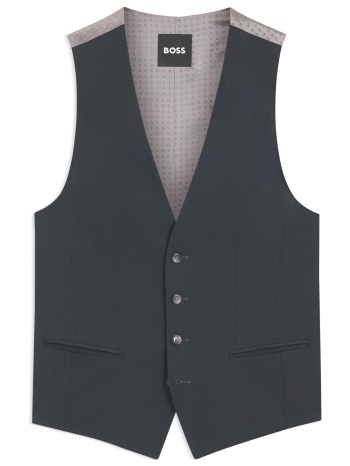 boss γιλεκο κοστουμιου slim fit h-huge-vest-mm-251 πρασινο