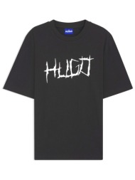 hugo blue t-shirt namerix μαυρο