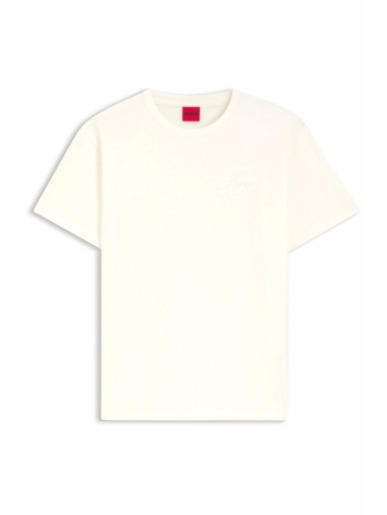 hugo t-shirt damacia_7 logo εκρου