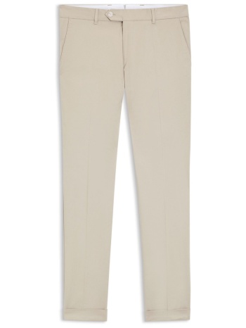 boss παντελονι chino slim fit c-genius-tu-wg-261f μπεζ
