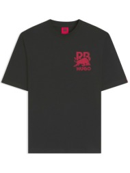 hugo t-shirt delel_rb logo redbull μαυρο