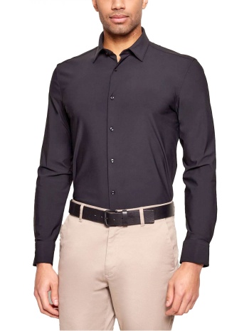 boss performance πουκαμισο slim fit p-hank-s-k-261 μαυρο