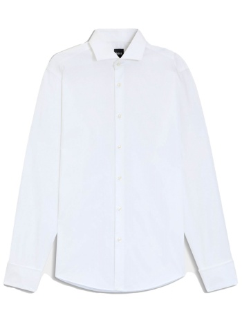 boss πουκαμισο μικροσχεδιο regular fit h-joe-sp-dc-262 λευκο