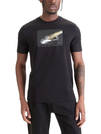 boss casual t-shirt te_dj μαυρο
