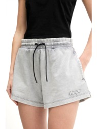 hugo blue σορτσακι norlina_b_1 logo γκρι