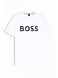 boss casual t-shirt thinking 1 λευκο