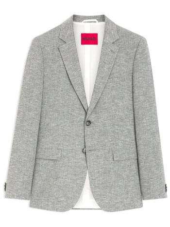 hugo σακακi κουστουμιουι extra slim fit λινο arti253x γκρι