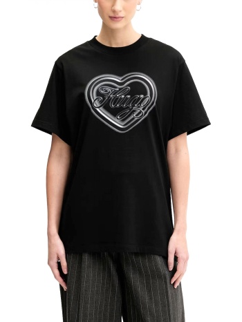 hugo blue t-shirt vintage tee_b_8 logo μαυρο
