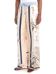 liu-jo παντελονι αποσπωμενη ζωνη εμπριμε εκρου