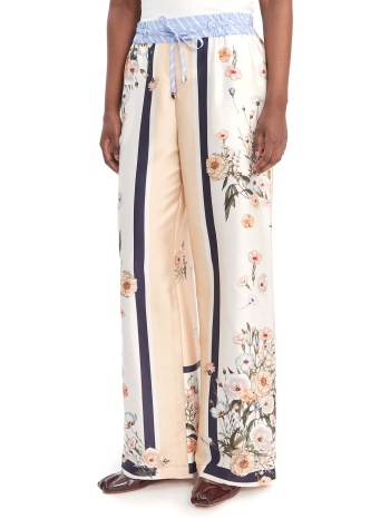 liu-jo παντελονι αποσπωμενη ζωνη εμπριμε εκρου