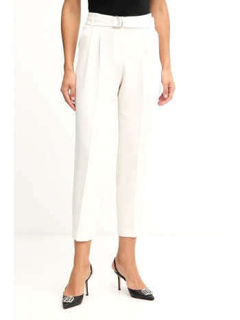 boss παντελονι tapiah αποσπωμενη ζωνη πιετα τσεπες εκρου