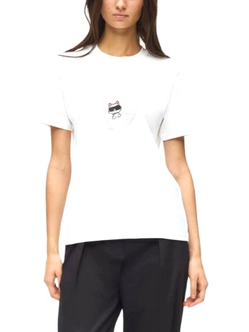 karl lagerfeld t-shirt ikon rs circle regular fit logo