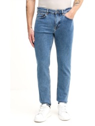 boss casual παντελονι jeans delaware bo start slim μπλε