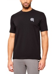 karl lagerfeld t-shirt logo μαυρο