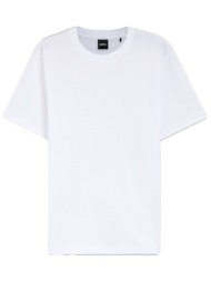 boss t-shirt tiburt 240 λευκο