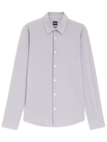 boss performance πουκαμισο μικροσεχδιο slim fit