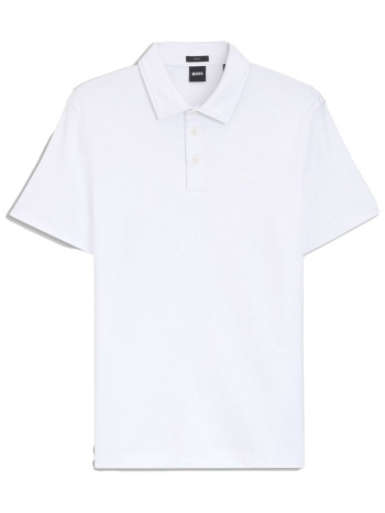 boss polo slim fit palosh 30 λευκο