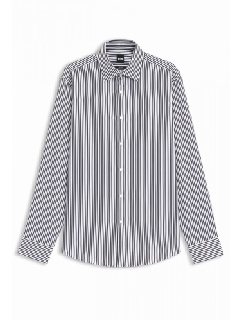 boss πουκαμισο ριγε regular fit easy iron h-joe-k-c1-261