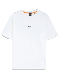 boss casual t-shirt tchup λευκο