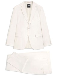 boss κουστουμι lanificio tesse biella stretch slim fit h-huge-2pcs-253 εκρου