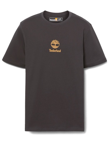 timberland t-shirt authentic fit logo μαυρο