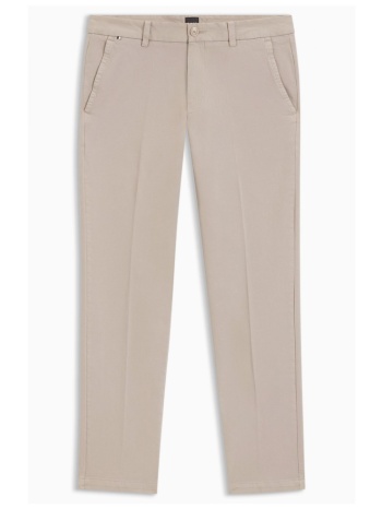 boss παντελονι chino slim fit high motion h-kaiton1 μπεζ