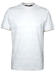 karl lagerfeld t-shirt logo λευκο-χρυσο