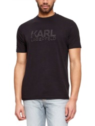karl lagerfeld t-shirt logo μαυρο