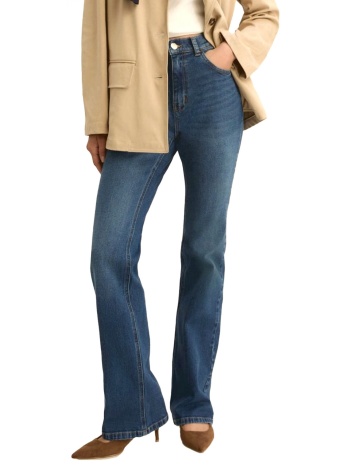 marella emme παντελονι jeans emmbootcut σκουρο μπλε